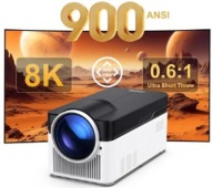 PROJEKTOR RZUTNIK ANDROID WIFI 4K FUUL HD LED Magcubic HY450 Ultra 32GB