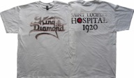 King Diamond Saint Lucifer's Hospital 1920 Hospital Logo Official T-Shirt L