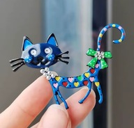 Broszka z kotkiem dla WOŚP