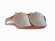 MISECZKA DIPÓWKA CERAMICZNA MISECZKI DO SOSÓW PRZEKĄSEK SAŁATEK 2 SZTUKI