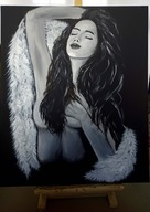 Abstrakcja Anioł kobieta Anpi 70x50 /75PatrykMit