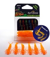 Przynęta wędkarska UV Robak - 50 mm-na okonie, pstrągi- extra soft-SpinBass