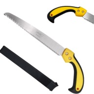 PIŁA RĘCZNA OGRODOWA DO CIĘCIA GAŁĘZI DREWNA PIŁKA OSTRA PLUS POKROWIEC