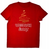Koszulka świąteczna dla dziecka WESOŁYCH ŚWIĄT 116