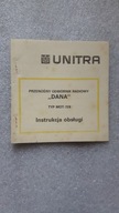 Instrukcja obslugi - przenosne Radio DANA ... (Unitra Eltra 1978)