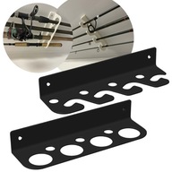 Wieszak ścienny na 4 WĘDKI - organizer wędkarski - zestaw 2 sztuk