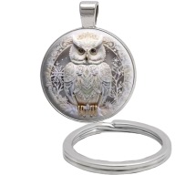 Brelok do kluczy/ka - Sowa - ozdobna zawieszka, plecak, portfel