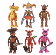 FNAF Bonnie Foxy Chica Freddy 5 figurek 16 cm led