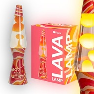 LAMPA LAWA RETRO MAGMA 25W NOCNA POMARAŃCZOWA 40 CM