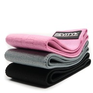 GUMY DO ĆWICZEŃ MATERIAŁOWE TAŚMY MINI HIP BAND ZESTAW 3 GUM NA POŚLADKI