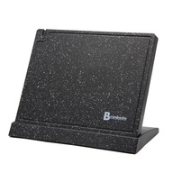 STOJAK MAGNETYCZNY NA NOŻE CZARNY MARMUREK OSTRZAŁKA BLOK KUCHENNY