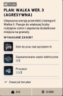 PLAN WALKA WER.3 (AGRESYWNA) BLUEPRINT ARC RAIDERS PC/PS/XBOX