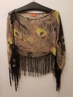 GOLD BEETLE BLUZKA NARZUTKA DAMSKA R.UNIWESALNY BOHO HIPPIE OKO PAWIA FRĘDZ