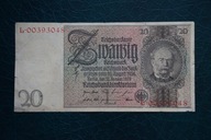 Banknot Niemcy 20 marek 1929 rok !!!