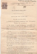 LĄDEK ZDRÓJ -dokument notarialny -1920 rok stemple znaczek skarbowy