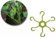 Podpora Do Roślin Podpórka Stabilizator Łodygi 10cm Oliwkowy 1szt