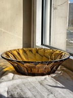 PATERA KRYSZTAŁOWA BURSZTYNOWA JOSEPHINENHUTTE JULIA SZKLARSKA PORĘBA l.20