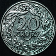 20 groszy 1923 - Typ IV - Utrecht - RZADKIE