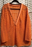 FAJNA SPRĘŻYSTA POMARAŃCZOWA SIATECZKA ok 50