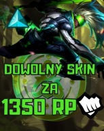 Dowolny skin za 1350 RP na Twoje konto lol League of legends