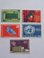 Szwajcaria - wydarzenia 1970 roku - Mi. 918-22 **