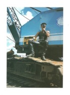 Pocztówka - Skórzany Horst i jego dźwig / koparka (?)