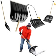 ŁOPATA ŚNIEGOWA PŁUG SZUFLA ZGARNIACZ DO ŚNIEGU ODŚNIEŻANIE SOLIDNY ZESTAW