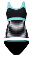 24212 STRÓJ KĄPIELOWY KOMPLET 2 CZ TANKINI TOP + MAJTKI 54 7XL