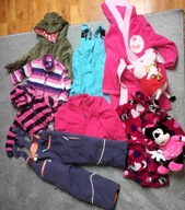 RESERVED LUPILU zestaw ubrań spodnie narciarskie zima 86/92 cm dziewczynka