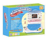 EDUKACYJNY KOMPUTER DLA DZIECI LAPTOP WCZESNA NAUKA ANGIELSKIEGO LITERKI A