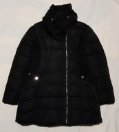 dłuższa kurtka damska JANINA eur 36 czarna pikowana