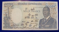 Banknot 1000 franków CFA środkowoafrykańska republika 1990 rok