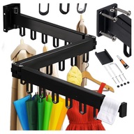 SUSZARKA NA PRANIE WIESZAK Ubrania Składany Do Prania Na Ścianę Rozsuwana