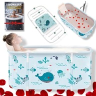 Składana WANNA PRZENOŚNA Beczka Do Kąpieli Morsowania DOMOWE SPA 360L XXL