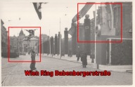 360N ŻOŁNIERZE ANSZLUS WIEDEŃ RING BABENBERGSTR TRAMWAJ FLAGI NIEMCY RZESZA