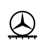 Wieszak wiszący metal czarny