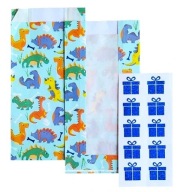 TOREBKI PAPIEROWE NA CUKIERKI SŁODYCZE NAKLEJKI 10 SZT