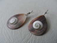 Klasyka. Kolczyki -srebro i masa perłowa