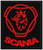 Termo Naszywka Scania Orzeł Ciężarówka Motoryzacja Haftowana Naprasowanka
