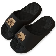 Gumowe Klapki KAPIBARY Czarne 36-37 Capybara Wodoodporne na Basen po Domu