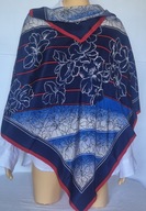 Włoska apaszka jedwabna,silk 88x82