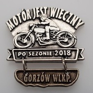 Znaczek, odznaka, blacha zlotowa, motocyklowa No.2238