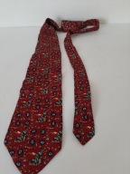 Taylor & Butler KRAWAT MĘSKI ELEGANCKI JEDWABNY ORYGINALNY MOTYW PRINT