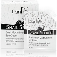 TianDe Krem z mucyną ślimaka pod oczy Snail Secret - 5 x 10ml
