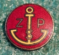 ODZNAKA ZPS ZARZĄD PORTU SZCZECIN WERSJA CZERWONA