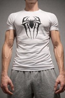 Koszulka męska kompresyjna na siłownię sportowa compression S biała gym