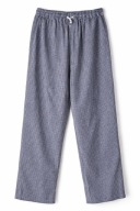 Spodnie Portwest kratka vichy granatowe M bawełna luźne casual gumka