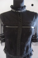 TOPSHOP BLUZKA ZDOBIONA ROZM XS