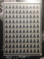 NIEMCY - OKUPACJA ŁOTWY 1941 Mi 2 ** - czysty - ARKUSZ - 400 Euro ++++