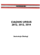 Ursus 2812, 3512, 3514 - instrukcja obsługi kołowych ciągników rolniczych